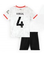 Liverpool Virgil van Dijk #4 Alternativní dres pro děti 2024-25 Krátký Rukáv (+ trenýrky)